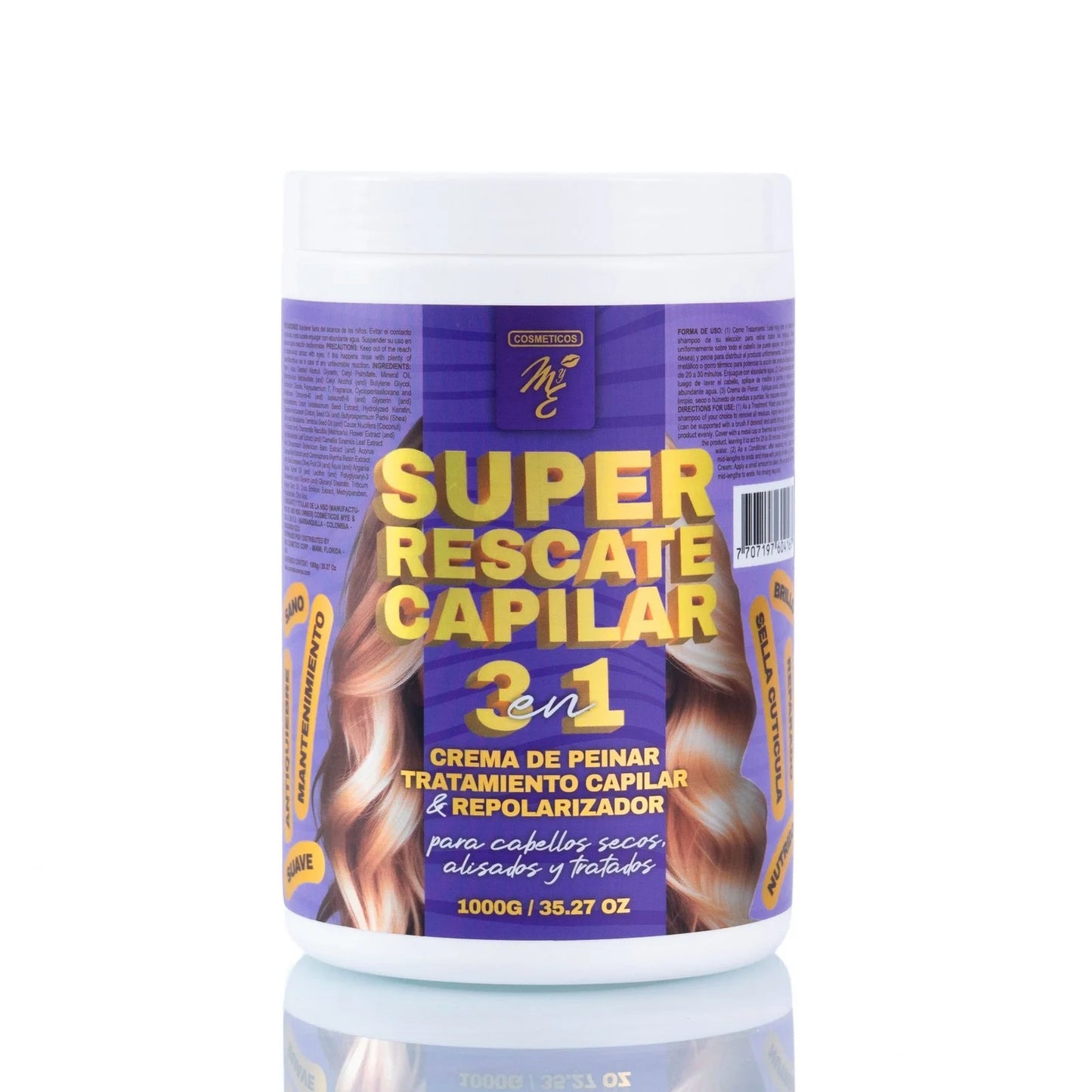 Super Rescate Capilar 3 en 1 X 1000G MYE