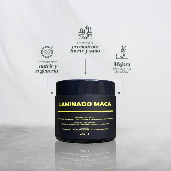 Laminado maca 400ml regeneracion capilar