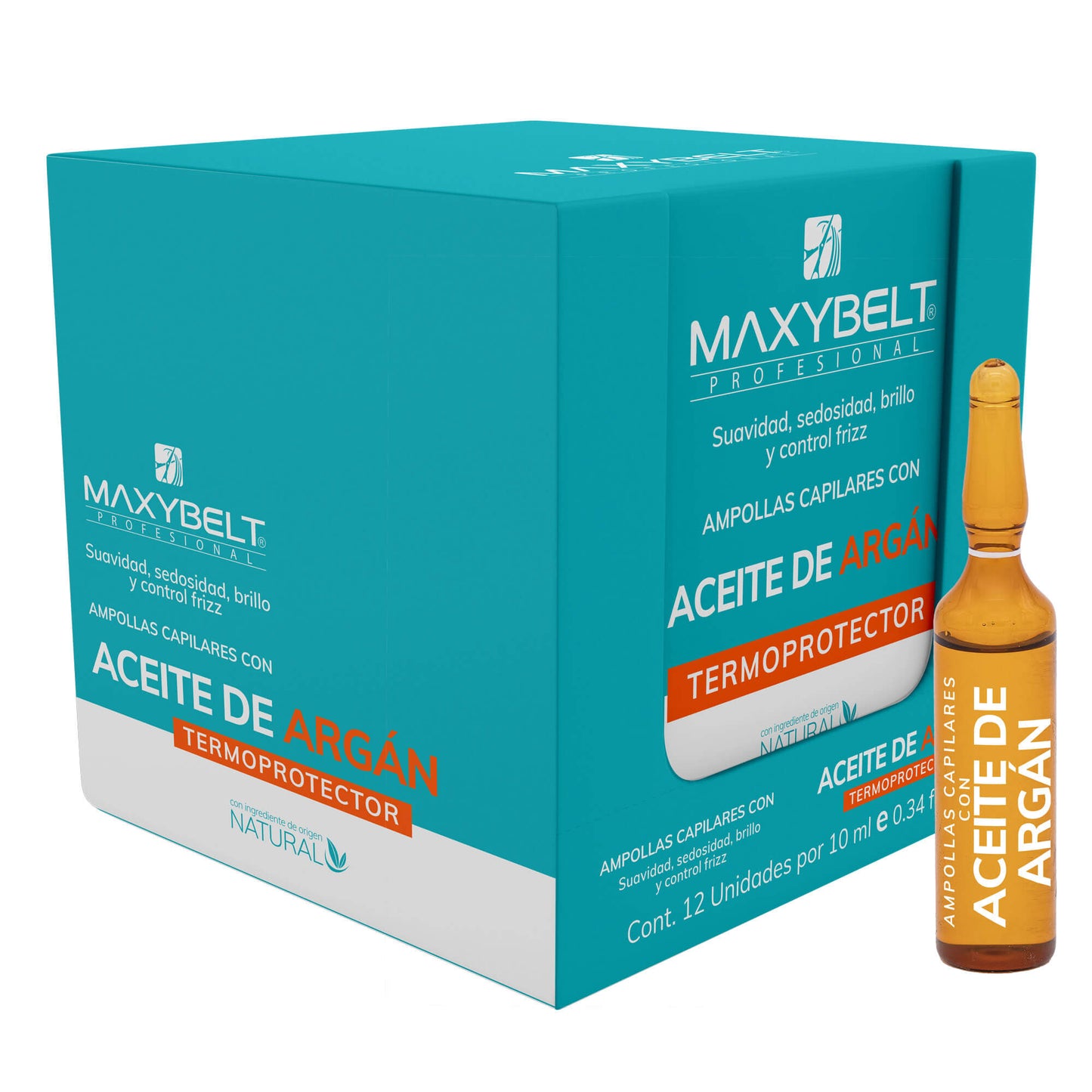 Ampolleta Aceite de Argán Maxybelt x 10ml