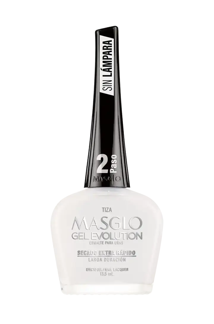 ESMALTE GEL EVOLUTION EFECTO GEL MASGLO 13,5 ML CREMOSO - GAMA BLANCO