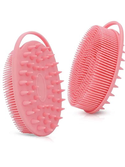 Cepillo masajeador capilar y corporal de silicone