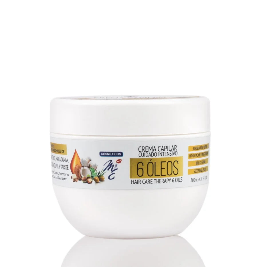 Crema Capilar 6 ÓLEOS Cuidado Intensivo 300ML MYE