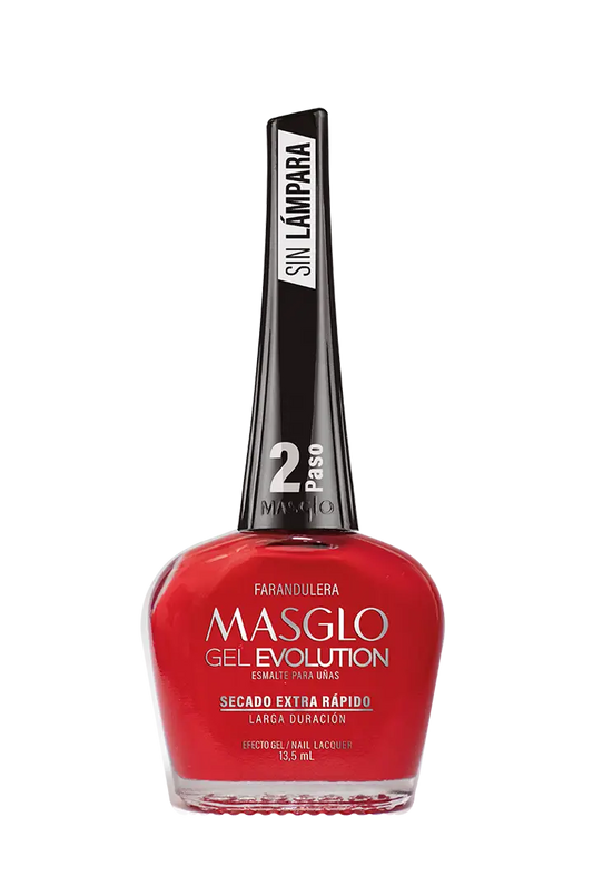 ESMALTE GEL EVOLUTION EFECTO GEL MASGLO 13,5 ML CREMOSO