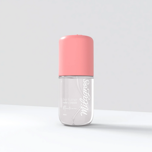 Perfume Capilar y corporal Martina (Notas Frutales y Dulces) milagros 120ml