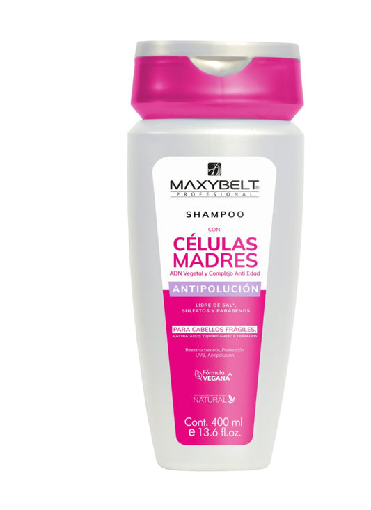 Shampoo con células madres Maxybelt 400ml