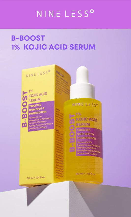 NINELESS Serum facial B-boost 1% ácido kojico