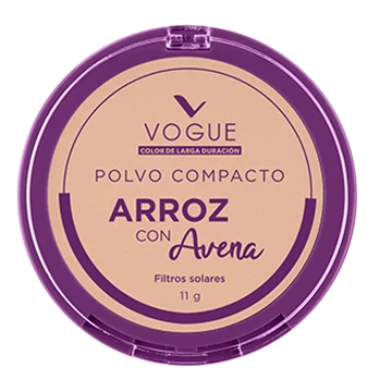 Polvo compacto arroz con avena VOGUE 11G