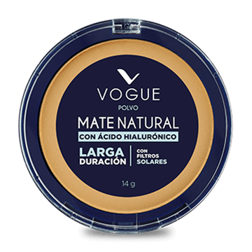 Polvo compacto mate natural con acido hialuronico VOGUE 11G