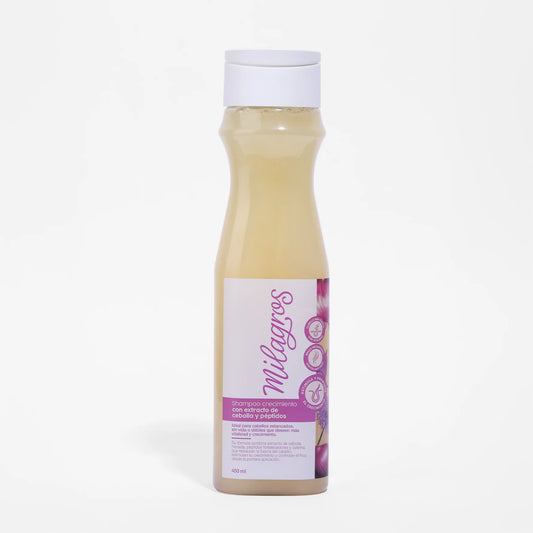 Shampoo Crecimiento Con Extracto de Cebolla y Péptidos milagros 450ml