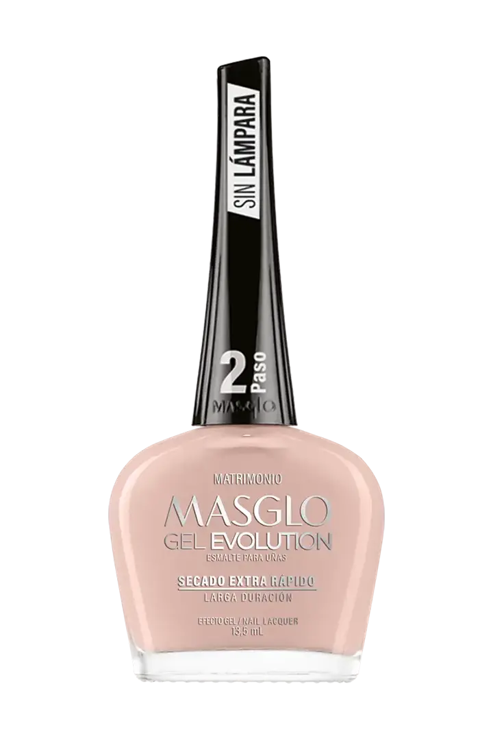 ESMALTE GEL EVOLUTION EFECTO GEL MASGLO 13,5 ML CREMOSO