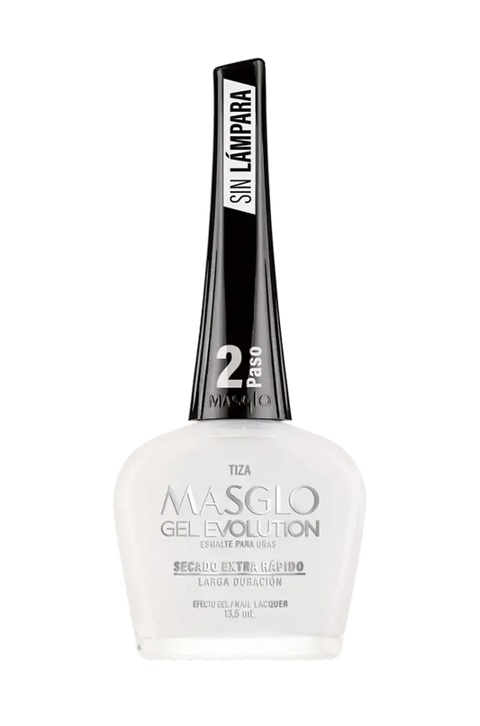 ESMALTE GEL EVOLUTION EFECTO GEL MASGLO 13,5 ML CREMOSO - GAMA BLANCO